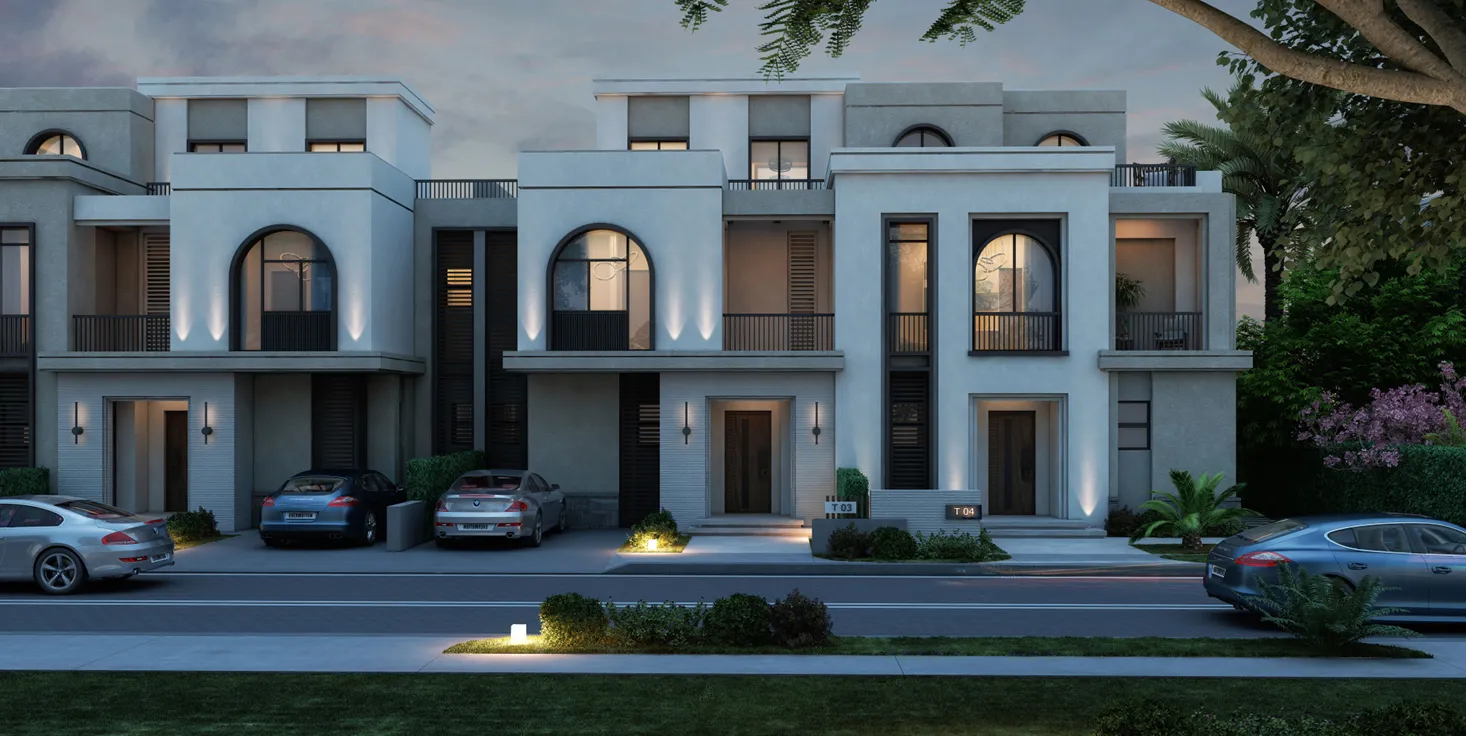 Townhouse for sale in Ever New Cairo in 6th settlement of 218 m² with 3 bedrooms