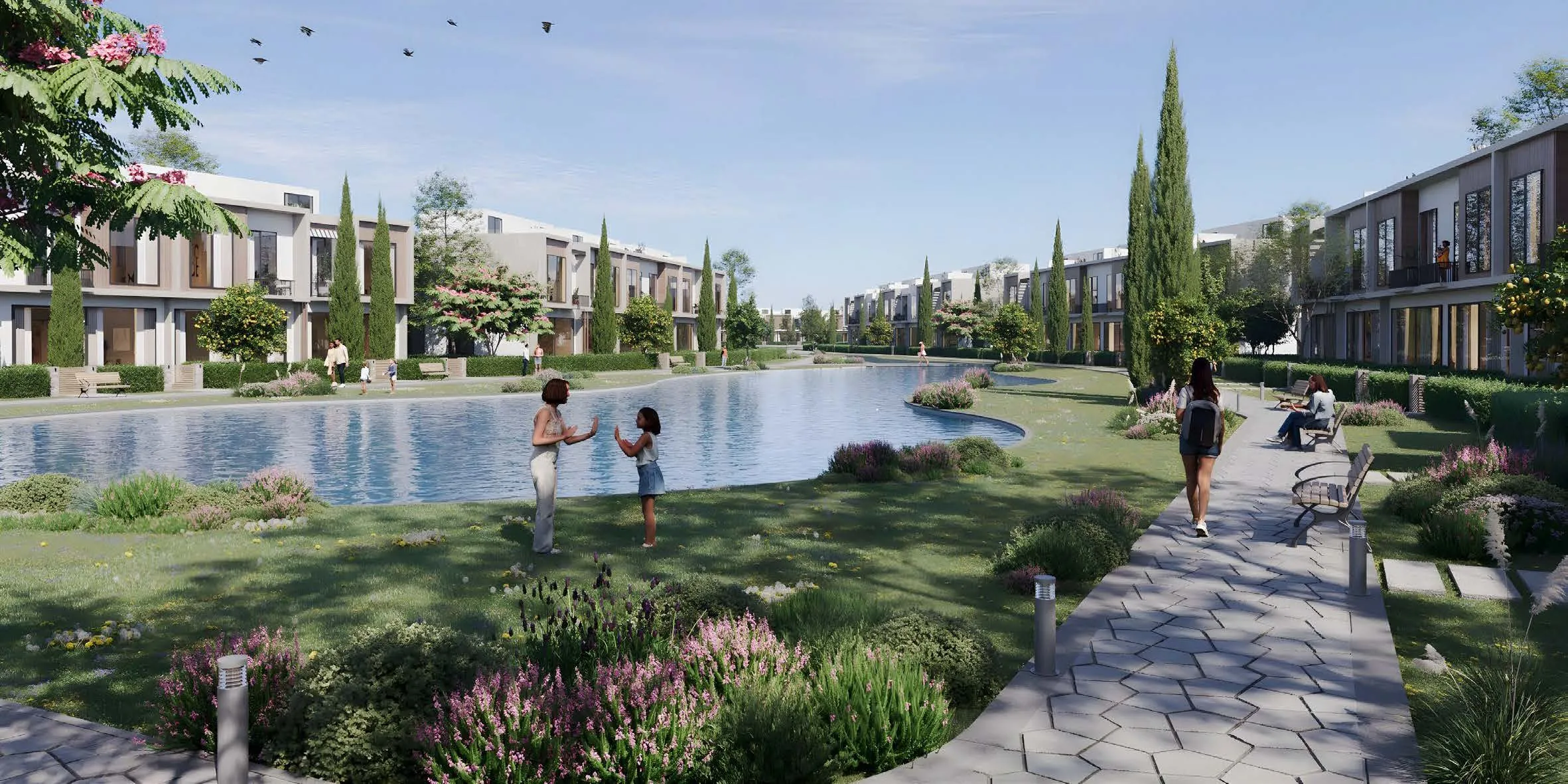 Townhouse for sale in Villagio in 6th of October City of 208 m² with 3 bedrooms