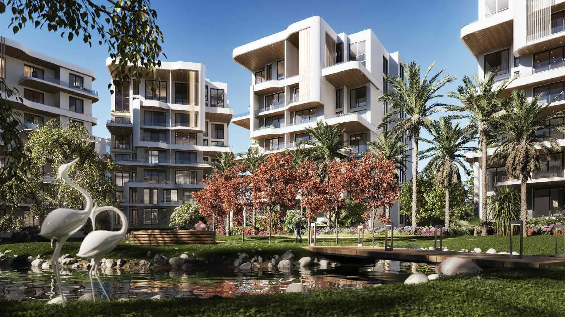 Apartment for sale in White Residence in New Cairo of 152 m² with 2 bedrooms