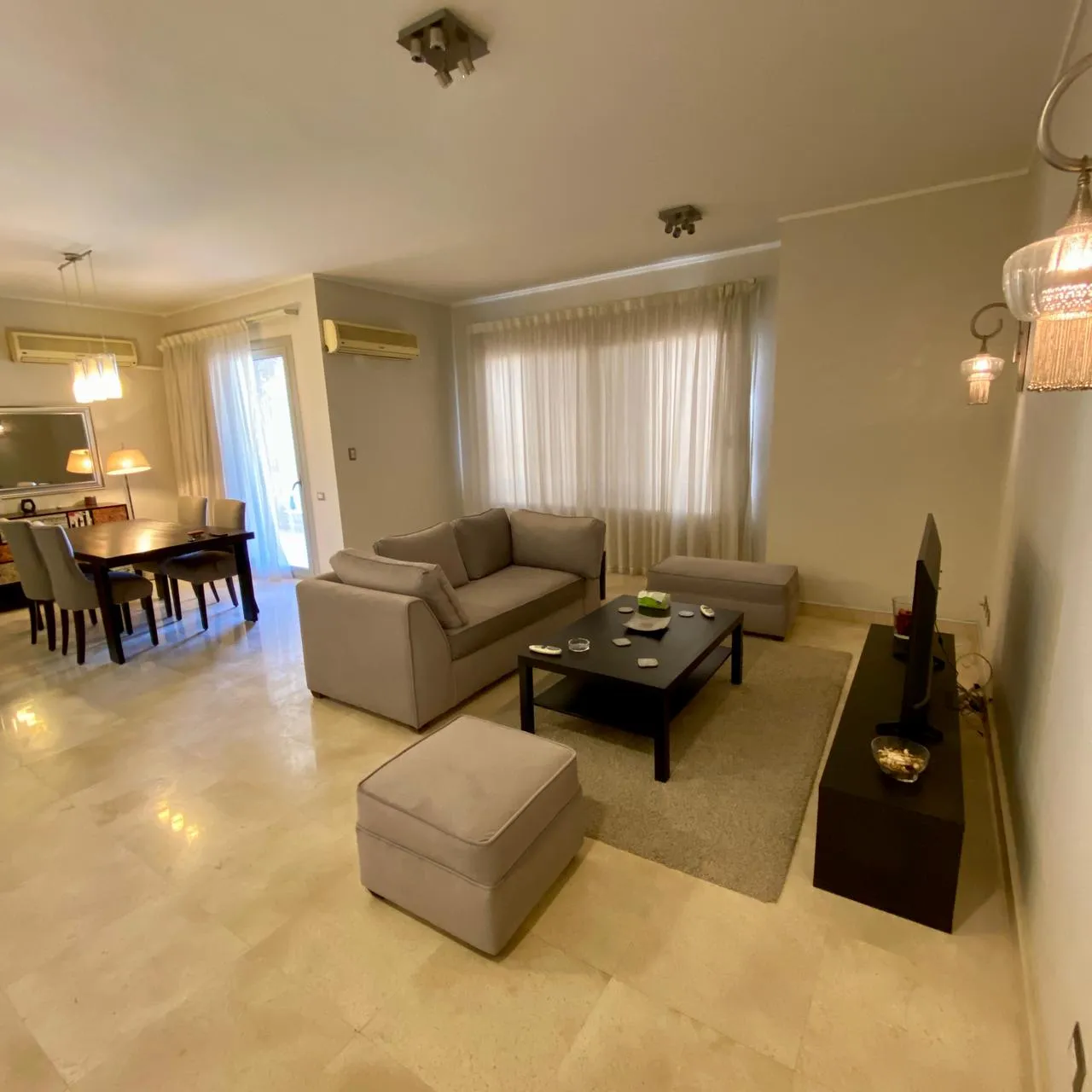 Apartment for sale in The Village Gate in New Cairo of 149 m² with 2 bedrooms