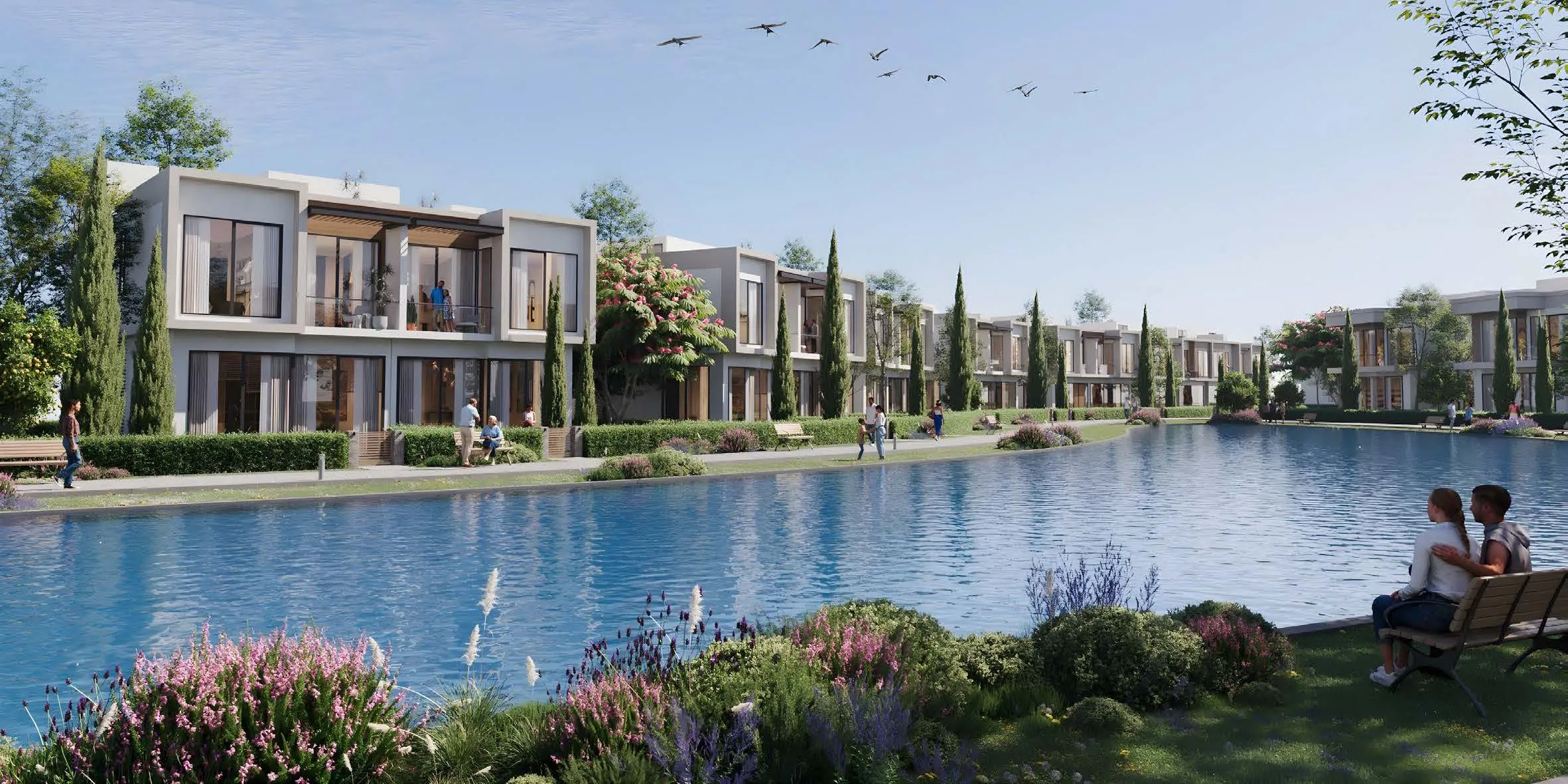 Twinhouse for sale in Villagio in 6th of October City of 255 m² with 4 bedrooms