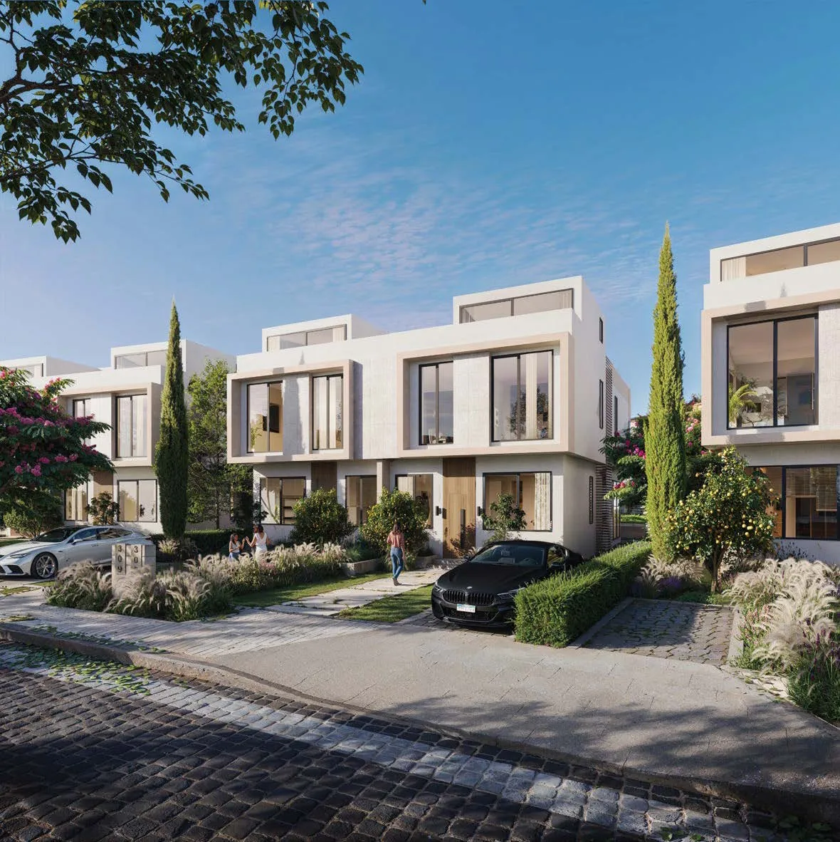 Twinhouse for sale in Villagio in 6th of October City of 255 m² with 4 bedrooms