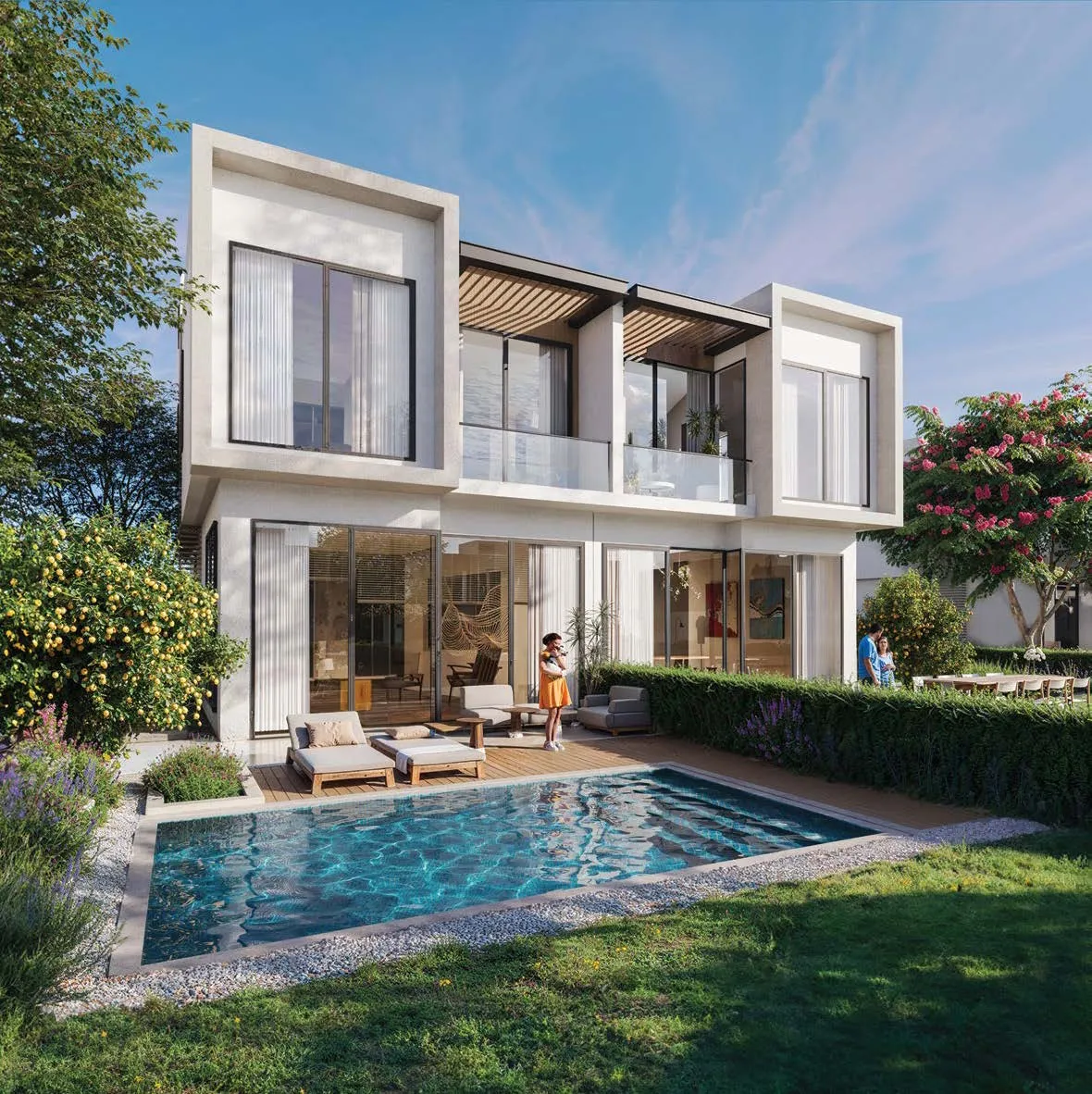 Twinhouse for sale in Villagio in 6th of October City of 255 m² with 4 bedrooms