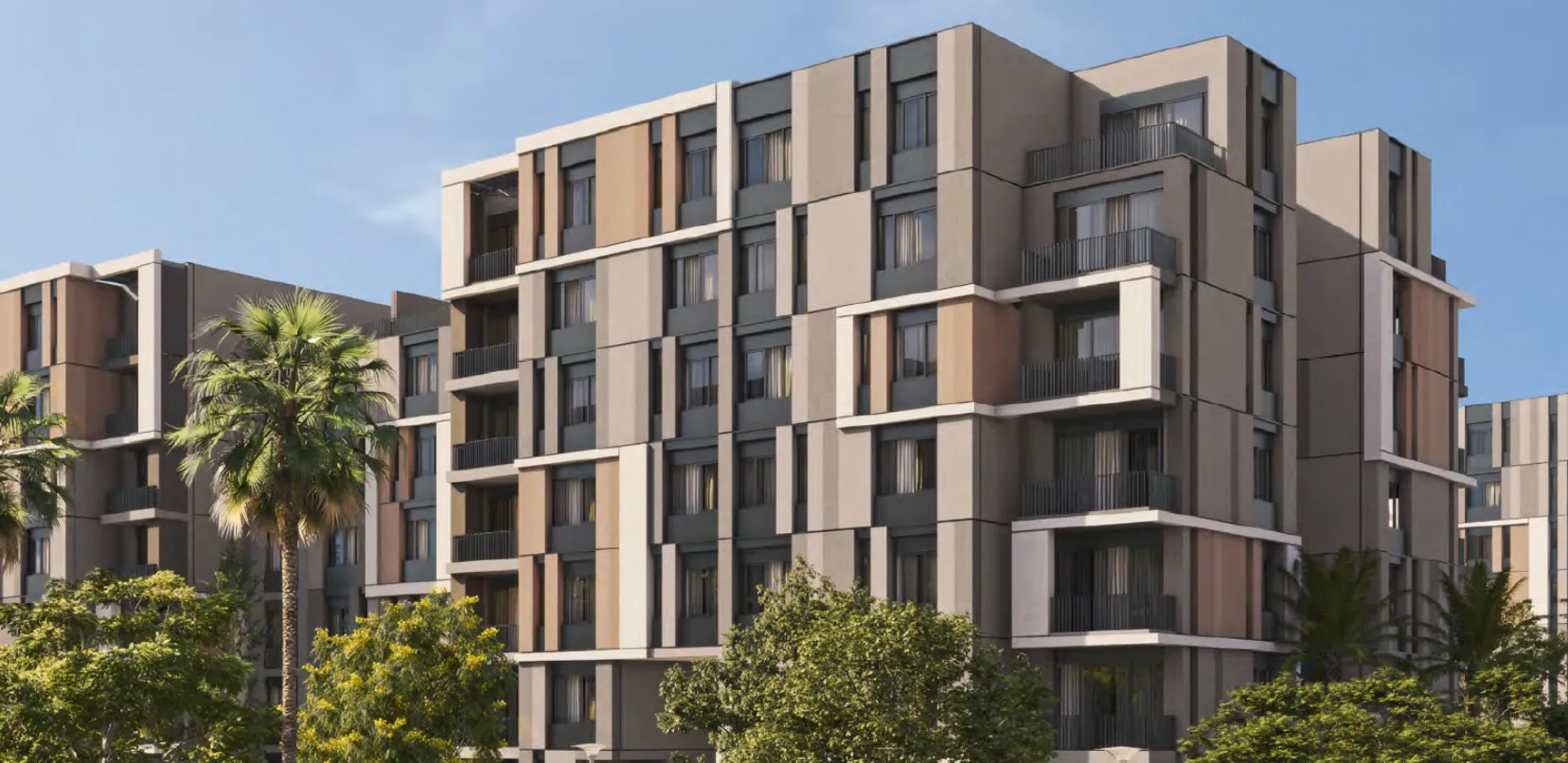 Apartment for sale in Swanlake Residences in New Cairo of 214 m² with 3 bedrooms