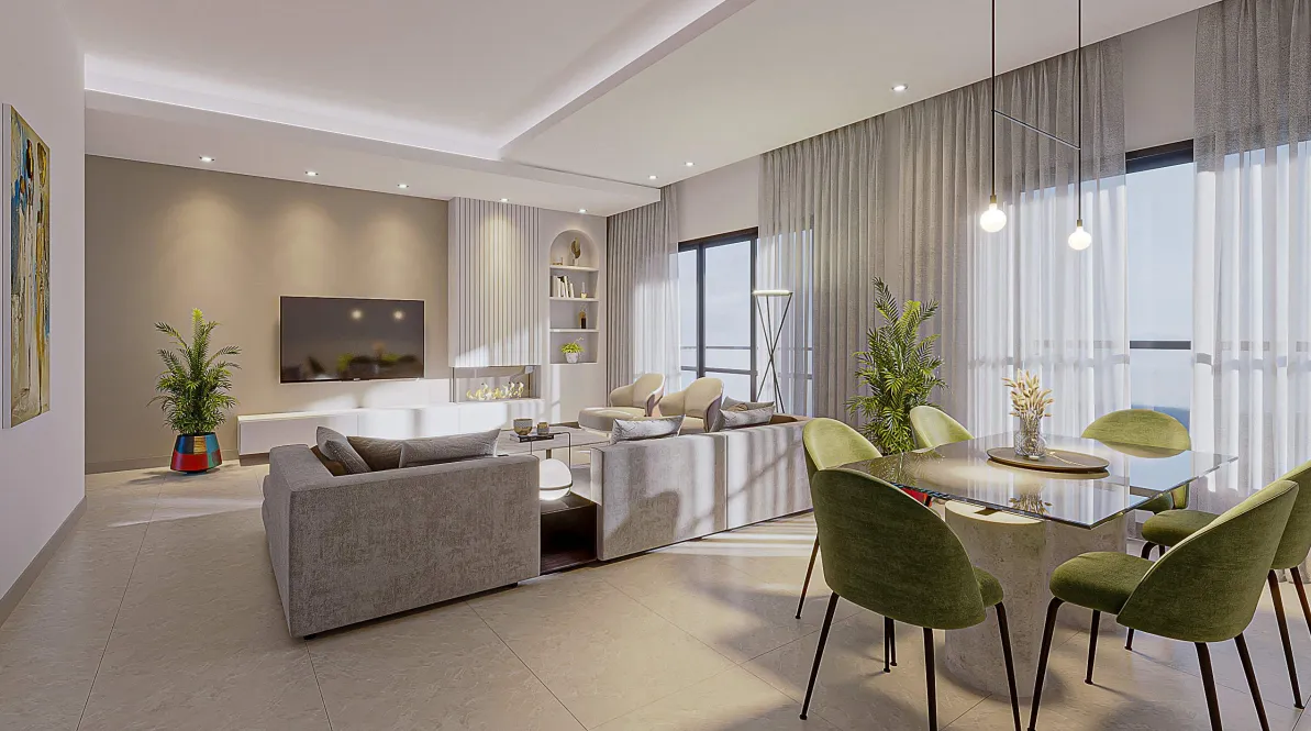 Apartment for sale in Palm Hills New Cairo in New Cairo of 132 m² with 2 bedrooms