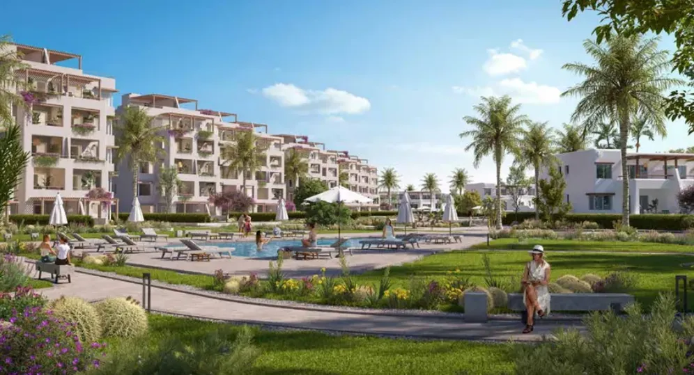 Chalet for sale in Hacienda Waters in Ras El Hekma of 104 m² with 2 bedrooms