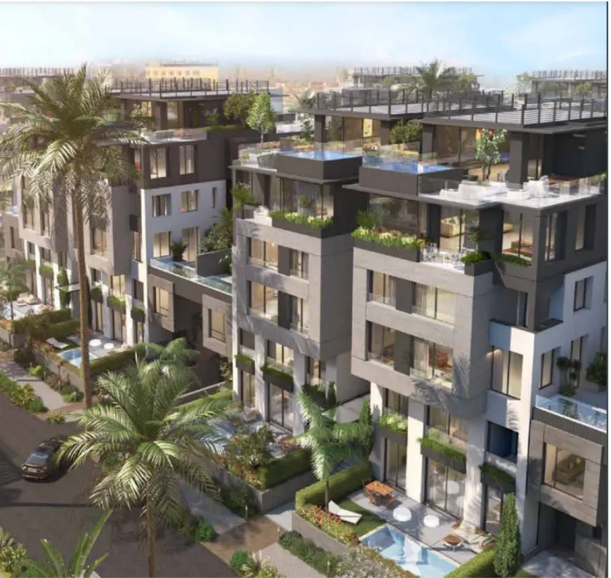 Duplex for sale in Trio in New Cairo of 225 m² with 3 bedrooms
