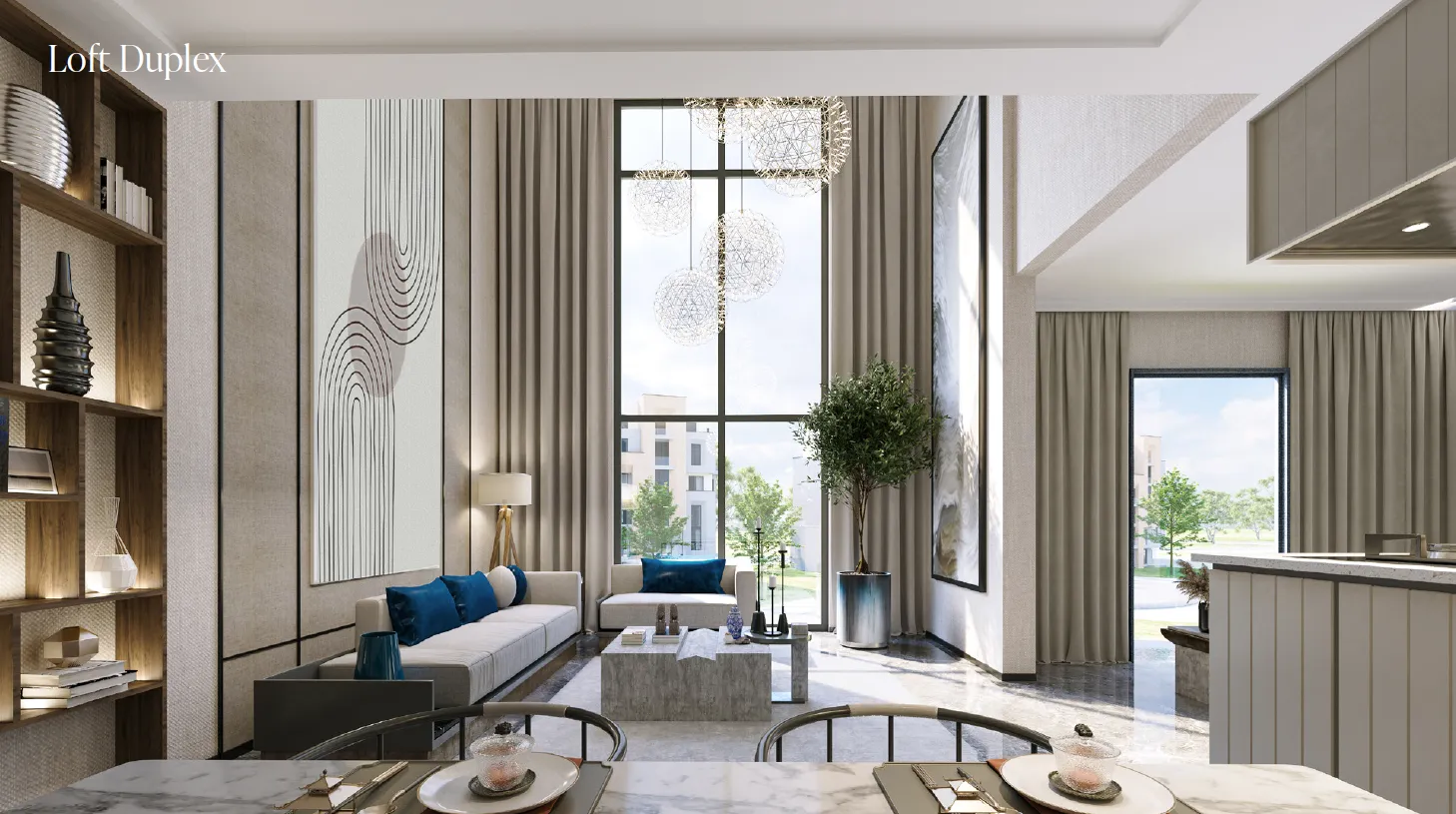 Apartment for sale in The Brooks in New Cairo of 125 m² with 2 bedrooms