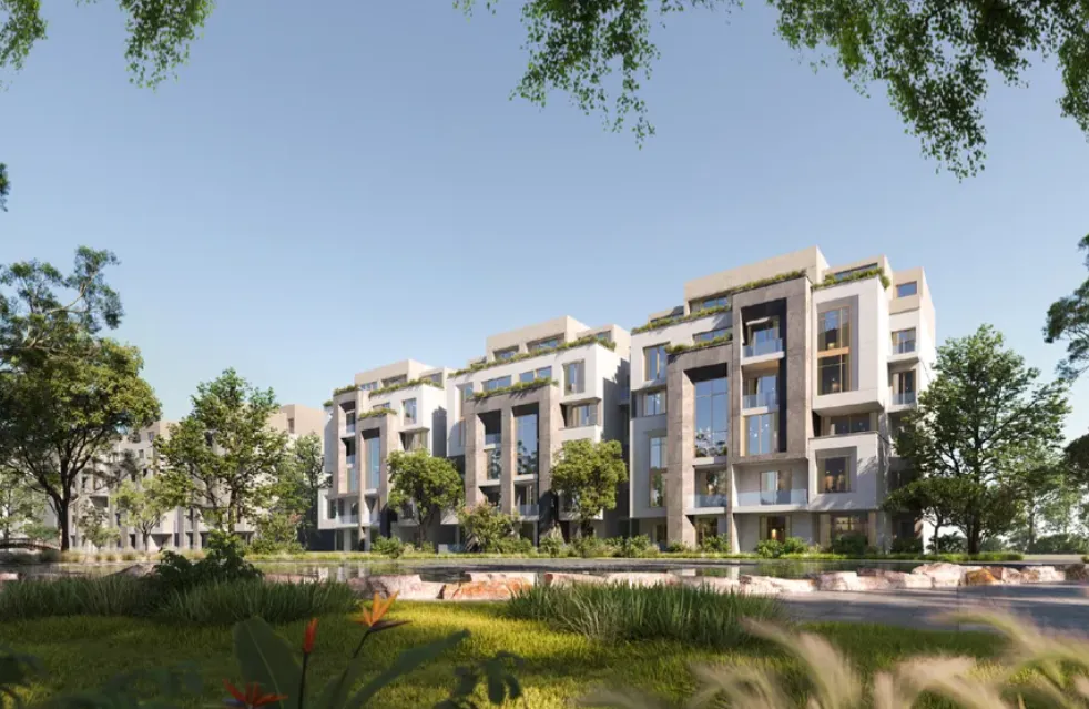 Apartment for sale in The Brooks in New Cairo of 122 m² with 2 bedrooms