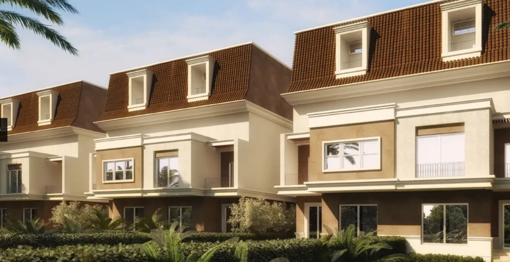 Townhouse for sale in Sarai in New Cairo of 212 m² with 4 bedrooms