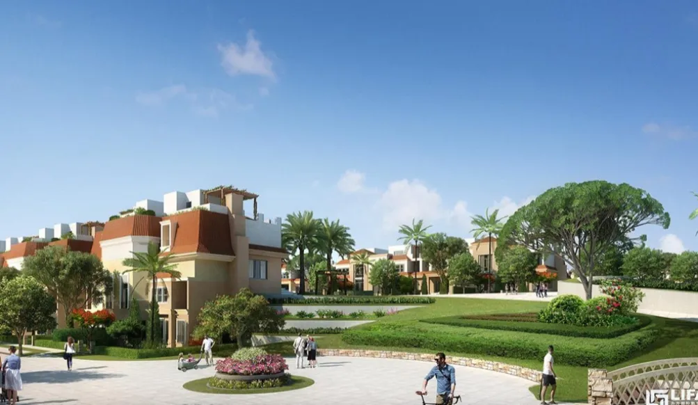 Townhouse for sale in Sarai in New Cairo of 212 m² with 4 bedrooms