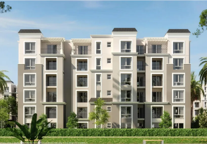 Apartment for sale in Sarai in New Cairo of 102 m² with 2 bedrooms