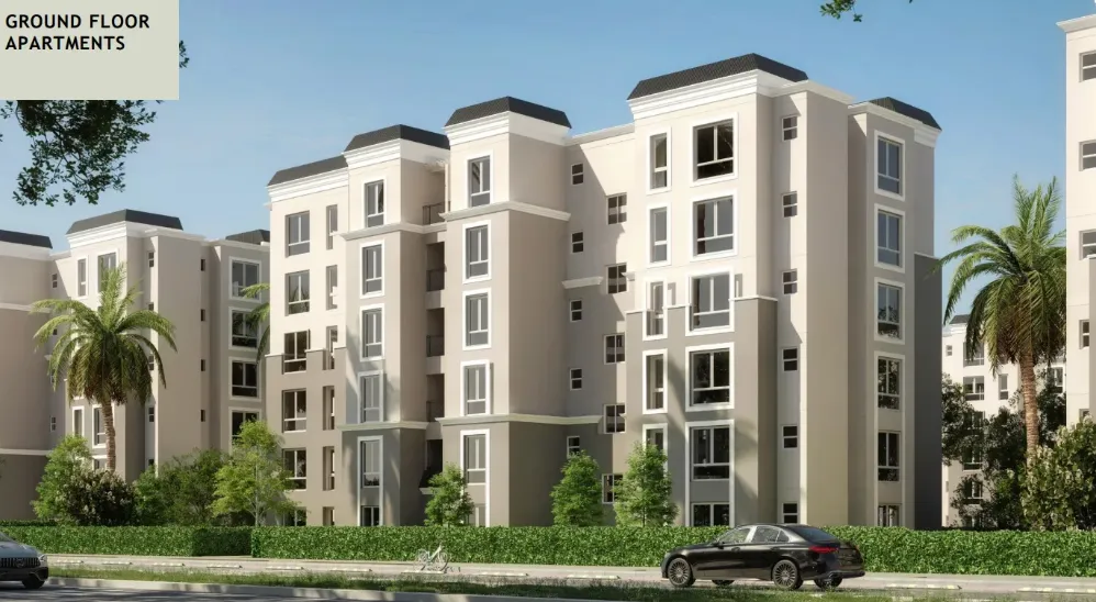 Apartment for sale in Sarai in New Cairo of 102 m² with 2 bedrooms