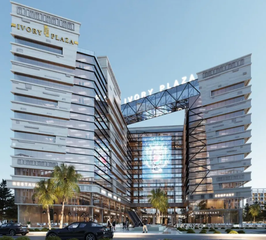 Office for sale in Ivory Plaza in New Capital City of 277 m² with 0 bedrooms