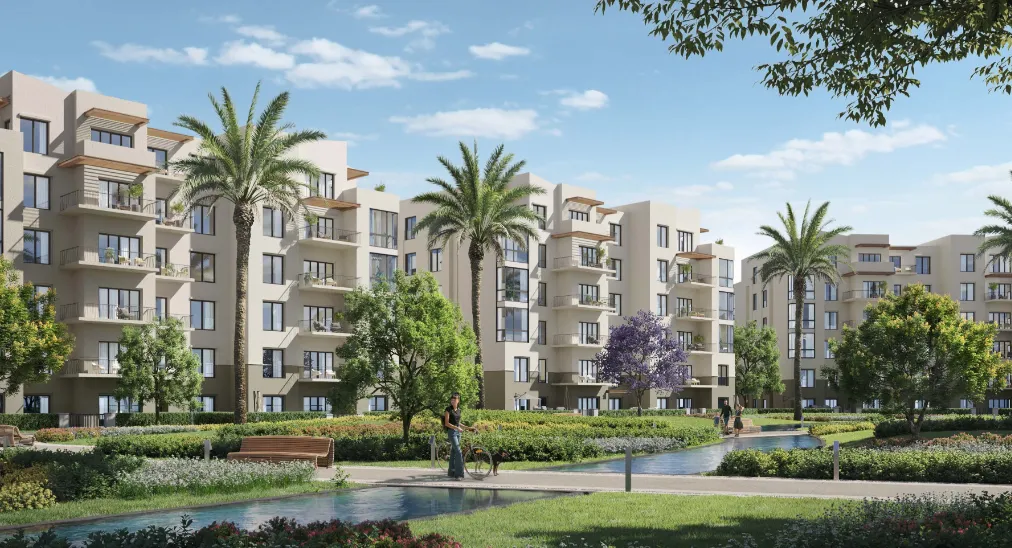 Apartment for sale in Hyde Park in New Cairo of 116 m² with 2 bedrooms