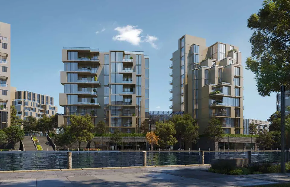 Apartment for sale in 205 Arkan Palm in El Sheikh Zayed of 130 m² with 2 bedrooms