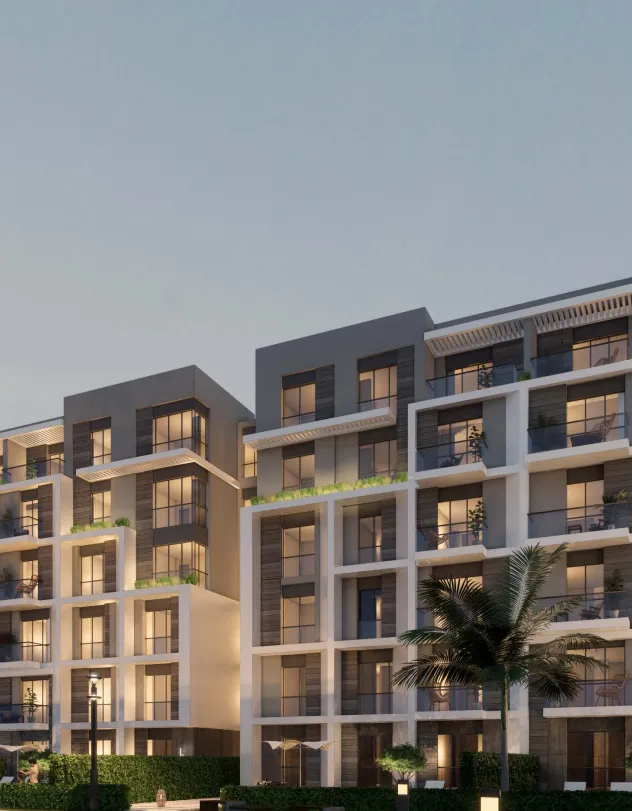 Apartment for sale in Terrace in El Sheikh Zayed of 136 m² with 3 bedrooms