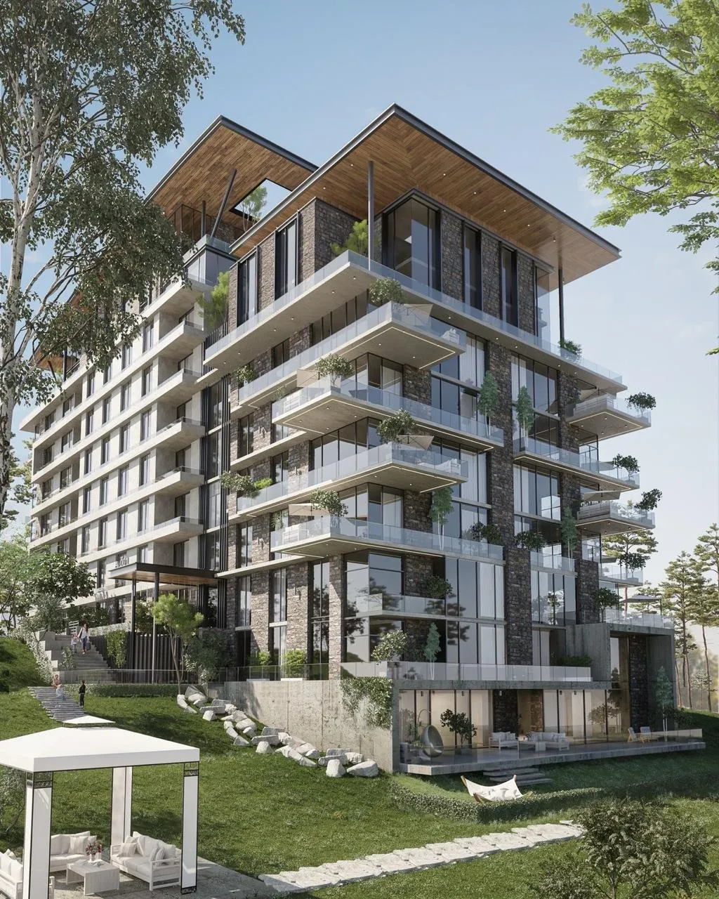 Apartment for sale in Nest in 6th settlement of 195 m² with 3 bedrooms