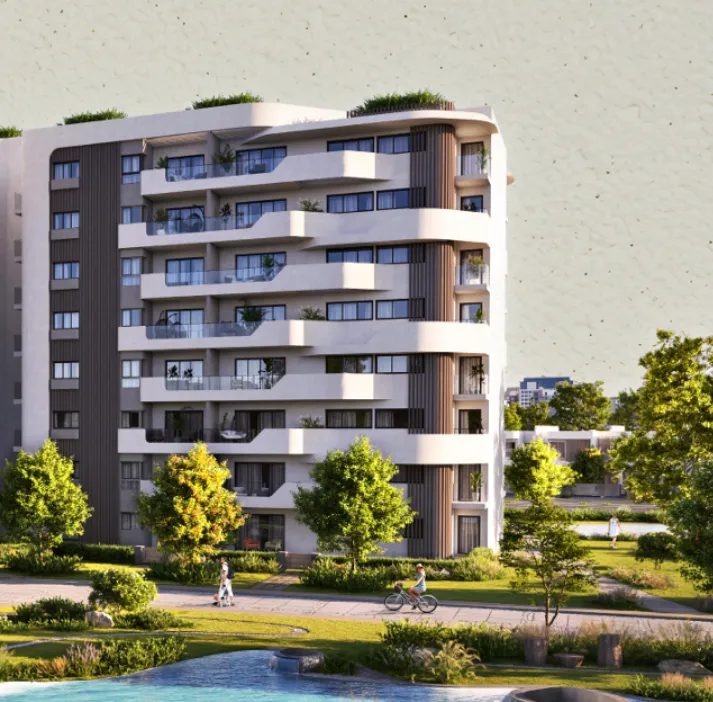 Apartment for sale in The Islands in New Capital City of 125 m² with 2 bedrooms