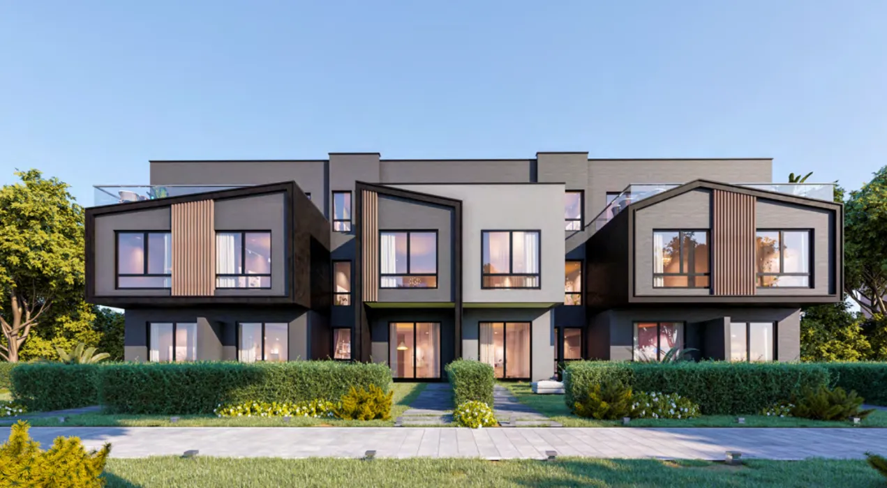 Townhouse for sale in The City of Odyssia in Mostakbal City of 205 m² with 3 bedrooms
