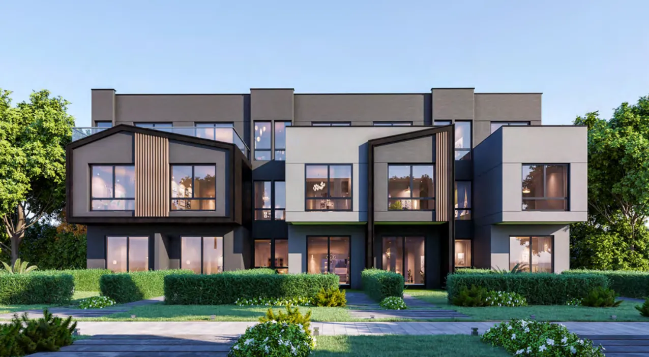 Townhouse for sale in The City of Odyssia in Mostakbal City of 205 m² with 3 bedrooms