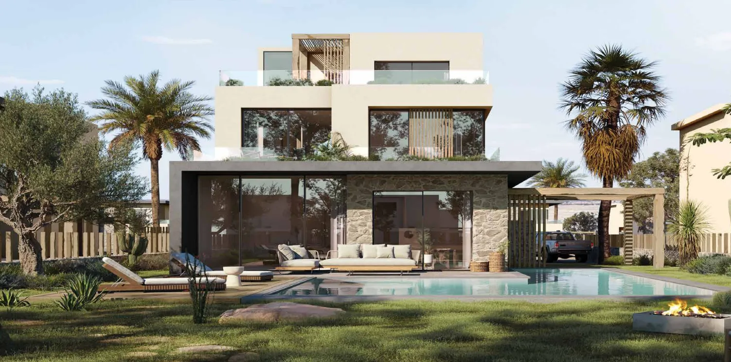 Chalet for sale in Marsa Baghush in Sidi Heneish of 115 m² with 1 bedrooms