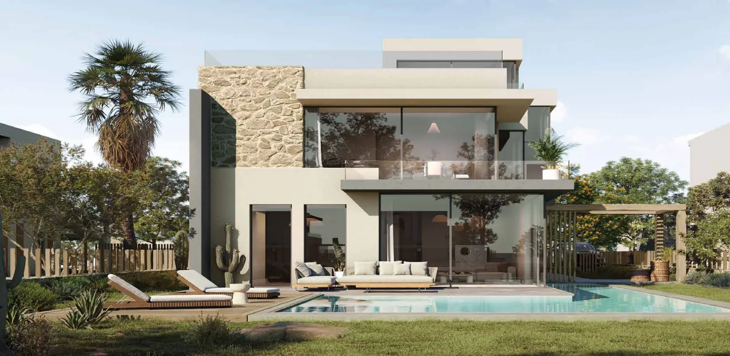 Chalet for sale in Marsa Baghush in Sidi Heneish of 115 m² with 1 bedrooms