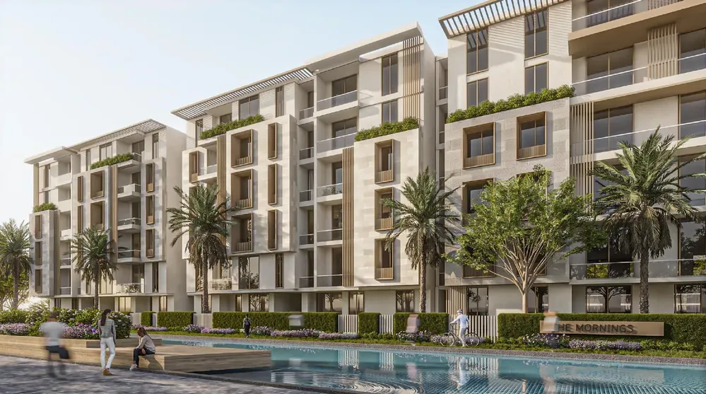Apartment for sale in The Mornings in New Cairo of 110 m² with 2 bedrooms