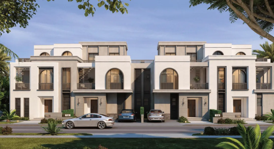 Townhouse for sale in Ever New Cairo in 6th settlement of 226 m² with 3 bedrooms