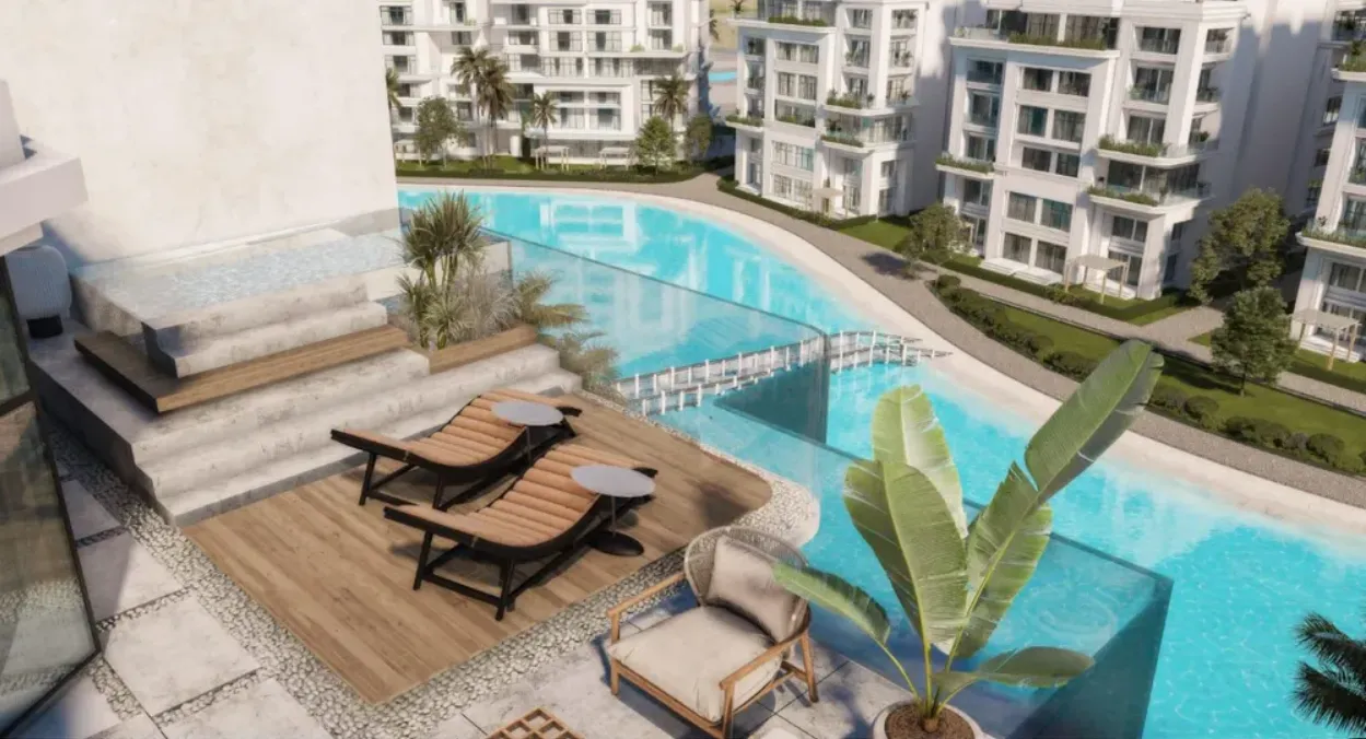 Apartment for sale in Lumia Lagoons in New Capital City of 182 m² with 3 bedrooms