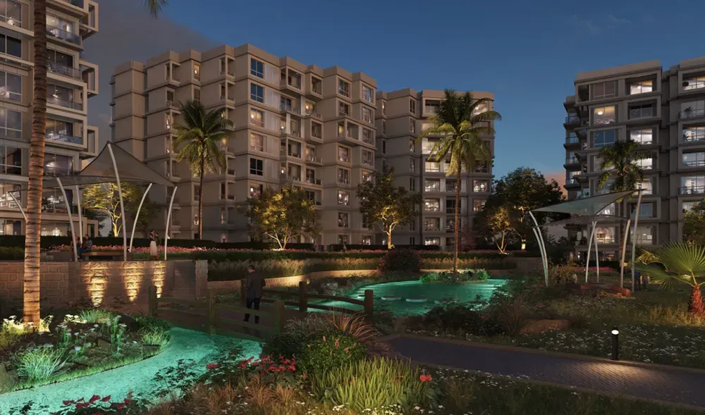Apartment for sale in Entrada in New Capital City of 134 m² with 2 bedrooms