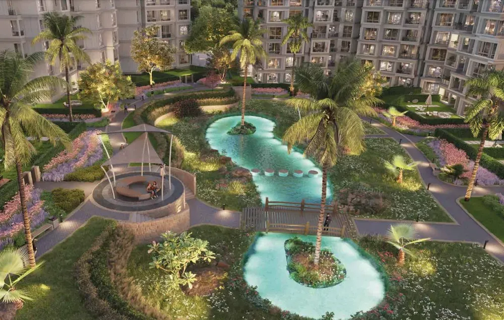 Apartment for sale in Entrada in New Capital City of 134 m² with 2 bedrooms