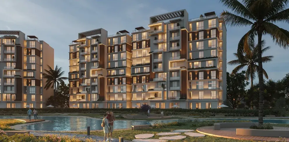 Apartment for sale in Lagoons New Capital in New Capital City of 147 m² with 3 bedrooms