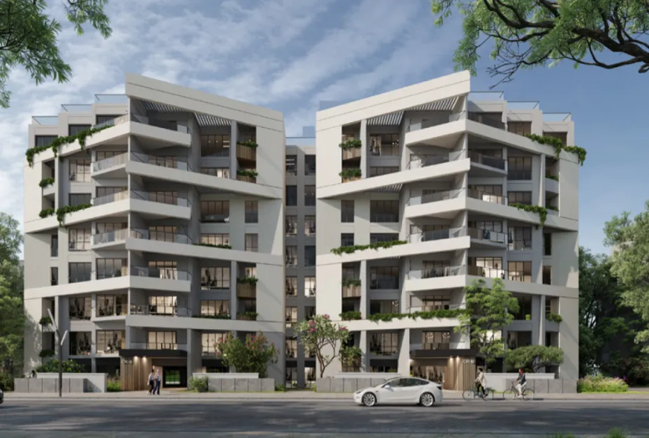 Apartment for sale in The Brooks in New Cairo of 124 m² with 2 bedrooms
