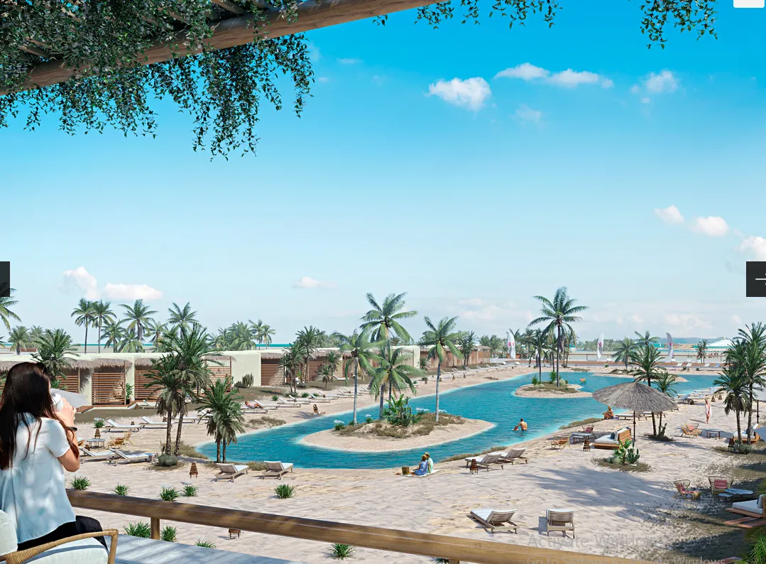 Chalet for sale in Hacienda Waters in Ras El Hekma of 103 m² with 2 bedrooms