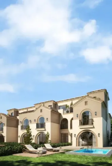 Twinhouse for sale in Sarai in New Cairo of 260 m² with 5 bedrooms