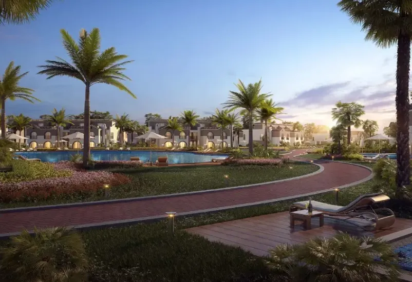 Twinhouse for sale in Sarai in New Cairo of 260 m² with 5 bedrooms