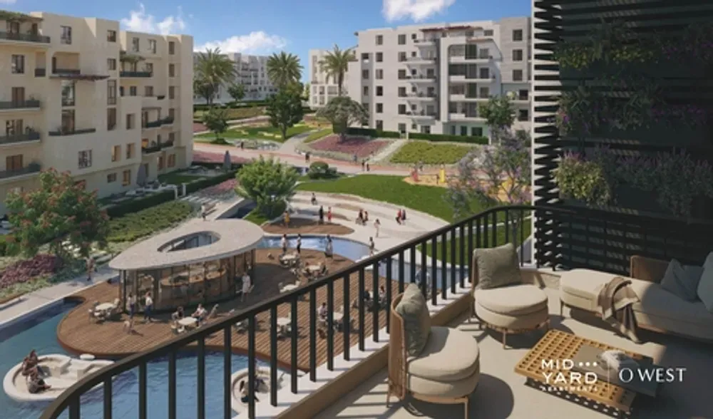 Apartment for sale in O West Orascom in October Gardens of 116 m² with 2 bedrooms