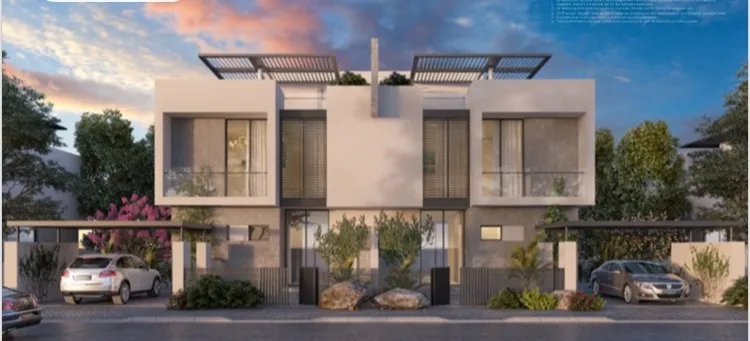 Twinhouse for sale in The City of Odyssia in Mostakbal City of 313 m² with 3 bedrooms