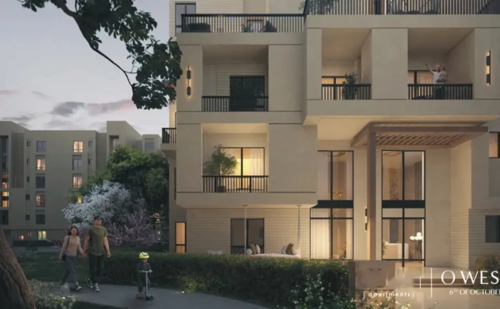 Apartment for sale in O West Orascom in October Gardens of 71 m² with 1 bedrooms