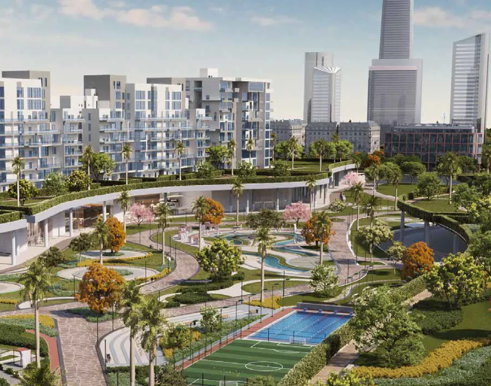 Apartment for sale in Jade Park in New Capital City of 78 m² with 1 bedrooms