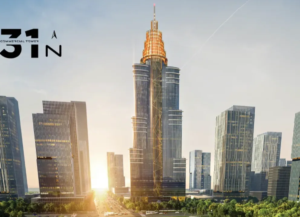 Office for sale in 31N Commercial Tower in New Capital City of 54 m² with 0 bedrooms