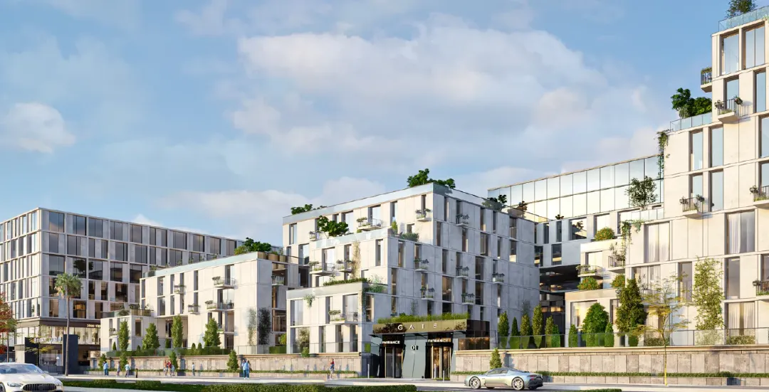Apartment for sale in Sky Ramp in El Sheikh Zayed of 71 m² with 1 bedrooms