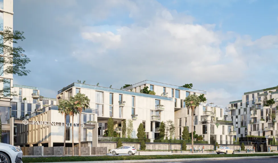 Apartment for sale in Sky Ramp in El Sheikh Zayed of 71 m² with 1 bedrooms