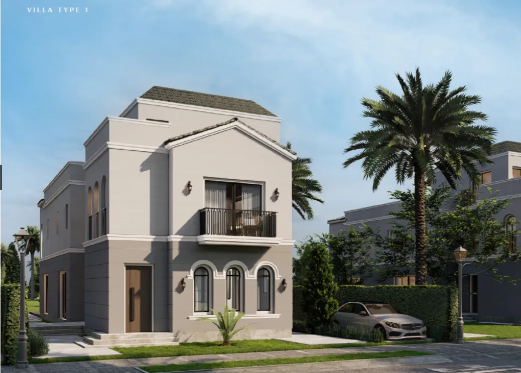 Villa for sale in Hyde Park in 6th settlement of 300 m² with 4 bedrooms