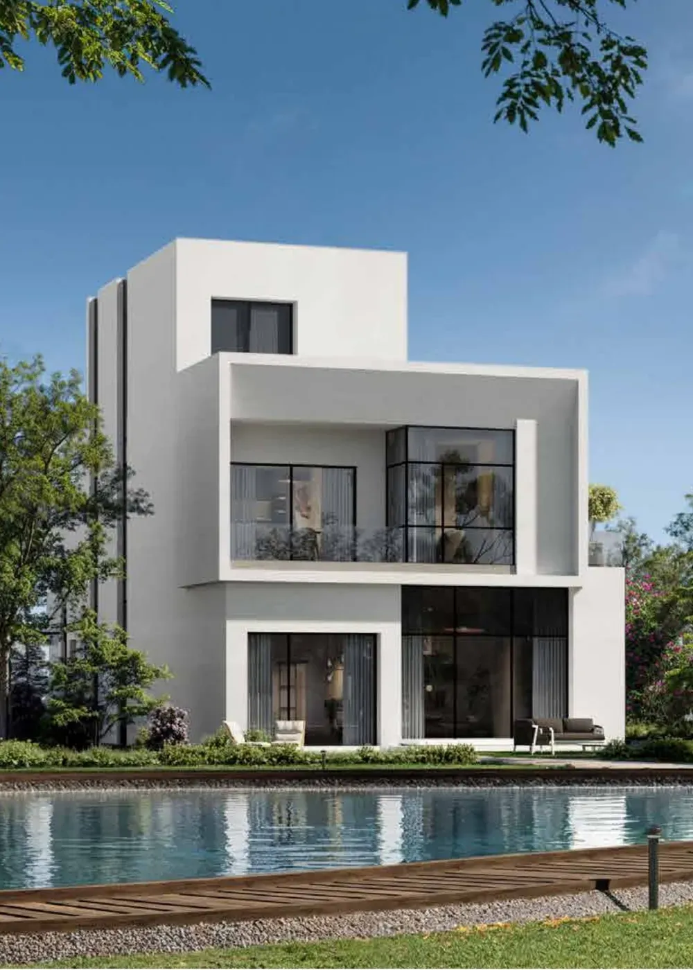 Villa for sale in Triangle in New Cairo of 405 m² with 4 bedrooms