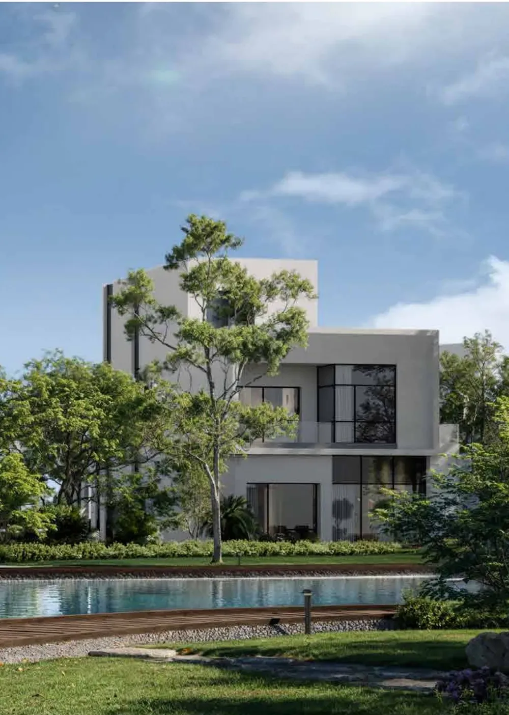 Villa for sale in Triangle in New Cairo of 405 m² with 4 bedrooms