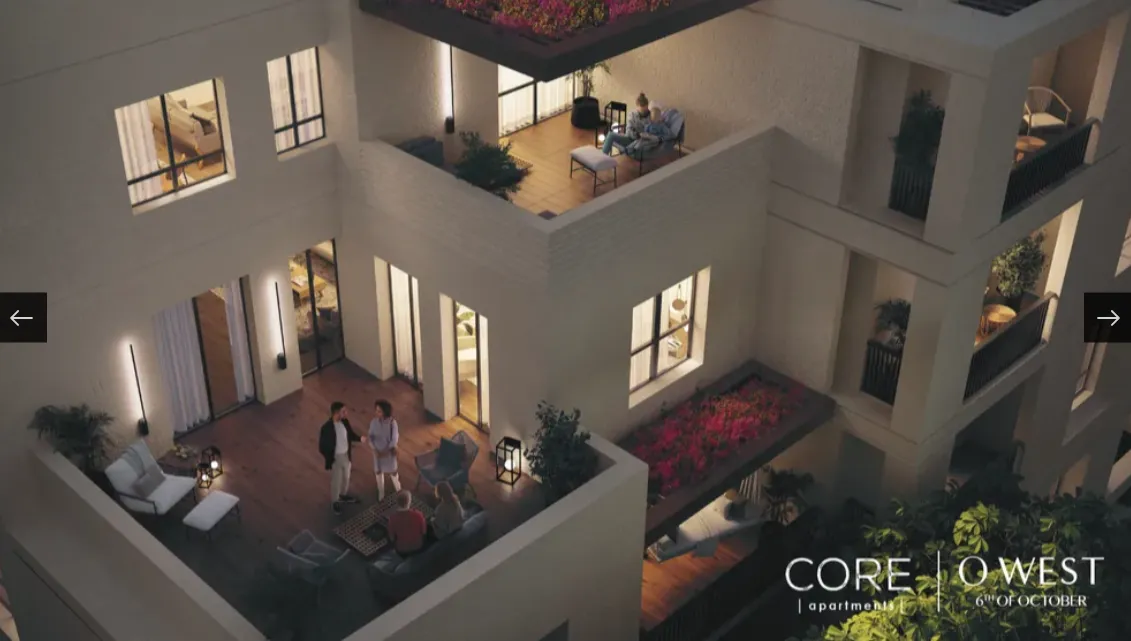 Apartment for sale in O West Orascom in October Gardens of 150 m² with 2 bedrooms