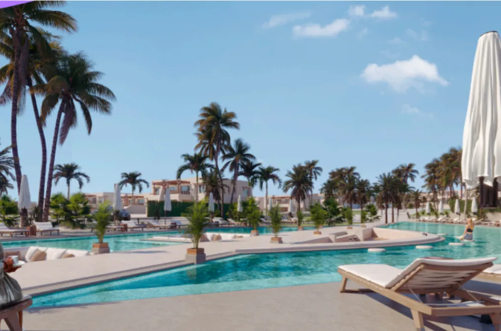 Chalet for sale in Hacienda Waters in Ras El Hekma of 172 m² with 3 bedrooms