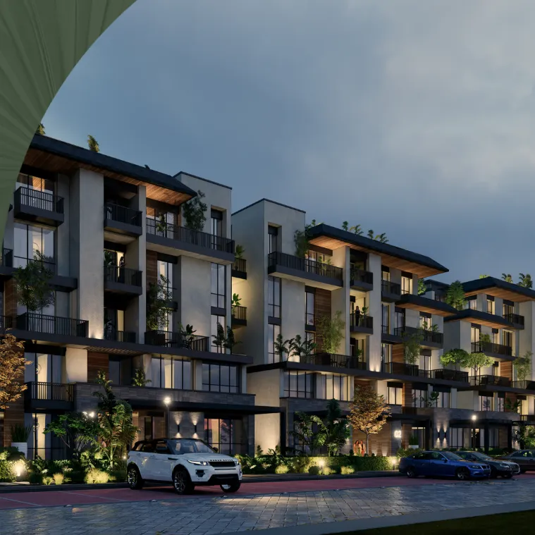 Apartment for sale in Stone Park in New Cairo of 129 m² with 2 bedrooms